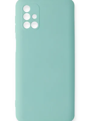 Newface Samsung Galaxy M31S Kılıf Nano içi Kadife Silikon - Turkuaz