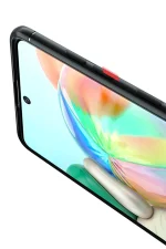 Newface Samsung Galaxy M31S Kılıf Range Yüzüklü Silikon - Siyah-Gold - Görsel 6