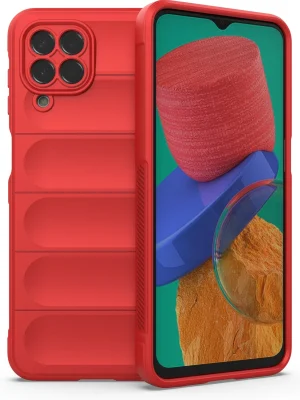 Newface Samsung Galaxy M33 Kılıf Optimum Silikon - Kırmızı