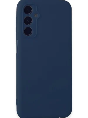 Newface Samsung Galaxy M34 5G Kılıf First Silikon - Lacivert