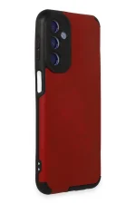 Newface Samsung Galaxy M34 5G Kılıf Loop Deri Silikon - Kırmızı - Görsel 2