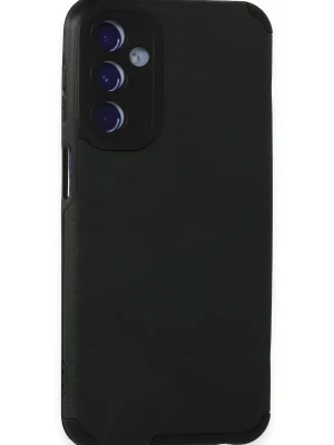 Newface Samsung Galaxy M34 5G Kılıf Loop Deri Silikon - Yeşil