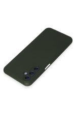 Newface Samsung Galaxy M34 5G Kılıf Nano içi Kadife  Silikon - Koyu Yeşil - Görsel 3