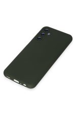 Newface Samsung Galaxy M34 5G Kılıf Nano içi Kadife  Silikon - Koyu Yeşil - Görsel 4