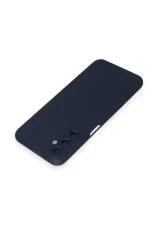 Newface Samsung Galaxy M34 5G Kılıf Nano içi Kadife Silikon - Lacivert - Görsel 3