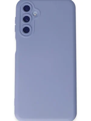 Newface Samsung Galaxy M34 5G Kılıf Nano içi Kadife Silikon - Lila