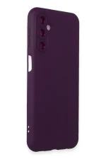 Newface Samsung Galaxy M34 5G Kılıf Nano içi Kadife Silikon - Mor - Görsel 2