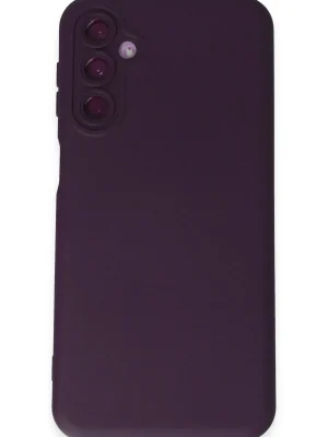 Newface Samsung Galaxy M34 5G Kılıf Nano içi Kadife Silikon - Mor