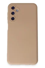 Newface Samsung Galaxy M34 5G Kılıf Nano içi Kadife Silikon - Pudra