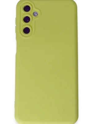 Newface Samsung Galaxy M34 5G Kılıf Nano içi Kadife Silikon - Sarı