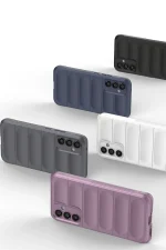 Newface Samsung Galaxy M34 5G Kılıf Optimum Silikon - Krem - Görsel 3