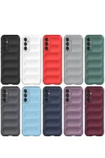 Newface Samsung Galaxy M34 5G Kılıf Optimum Silikon - Krem - Görsel 4