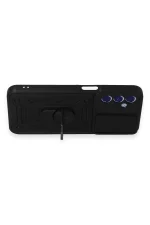 Newface Samsung Galaxy M34 5G Kılıf Pars Lens Yüzüklü Silikon - Siyah - Görsel 6