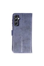 Newface Samsung Galaxy M34 5G Kılıf Trend S Plus Kapaklı Kılıf - Lacivert