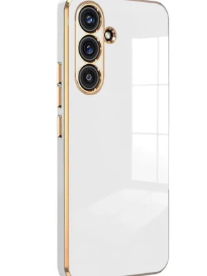 Newface Samsung Galaxy M34 5G Kılıf Volet Silikon - Beyaz
