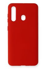 Newface Samsung Galaxy M40 Kılıf Nano içi Kadife  Silikon - Kırmızı