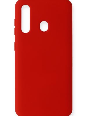 Newface Samsung Galaxy M40 Kılıf Nano içi Kadife  Silikon - Kırmızı