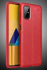 Newface Samsung Galaxy M51 Kılıf Auto Focus Kapak - Kırmızı - Görsel 2