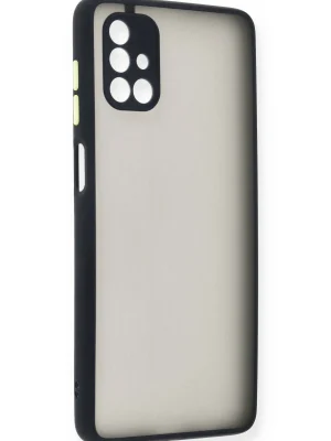 Newface Samsung Galaxy M51 Kılıf Montreal Silikon Kapak - Lacivert