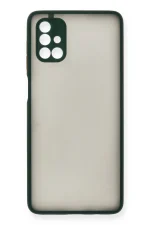 Newface Samsung Galaxy M51 Kılıf Montreal Silikon Kapak - Yeşil - Görsel 2