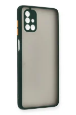 Newface Samsung Galaxy M51 Kılıf Montreal Silikon Kapak - Yeşil