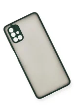 Newface Samsung Galaxy M51 Kılıf Montreal Silikon Kapak - Yeşil - Görsel 3