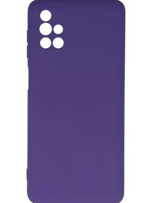 Newface Samsung Galaxy M51 Kılıf Nano içi Kadife Silikon - Mor