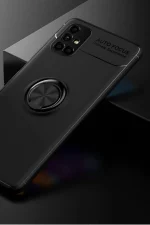 Newface Samsung Galaxy M51 Kılıf Range Yüzüklü Silikon - Siyah - Görsel 2
