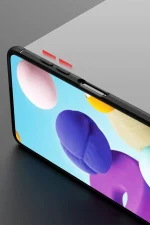 Newface Samsung Galaxy M51 Kılıf Range Yüzüklü Silikon - Siyah - Görsel 7