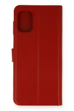 Newface Samsung Galaxy M51 Trend S Plus Kapaklı Kılıf - Kırmızı