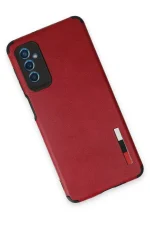 Newface Samsung Galaxy M52 5G Kılıf Loop Deri Silikon - Kırmızı - Görsel 3
