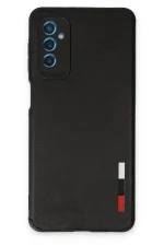 Newface Samsung Galaxy M52 5G Kılıf Loop Deri Silikon - Siyah