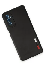 Newface Samsung Galaxy M52 5G Kılıf Loop Deri Silikon - Siyah - Görsel 3