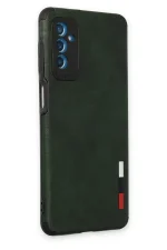 Newface Samsung Galaxy M52 5G Kılıf Loop Deri Silikon - Yeşil - Görsel 2