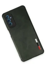 Newface Samsung Galaxy M52 5G Kılıf Loop Deri Silikon - Yeşil - Görsel 3