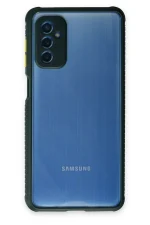Newface Samsung Galaxy M52 5G Kılıf Miami Şeffaf Silikon - Koyu Yeşil