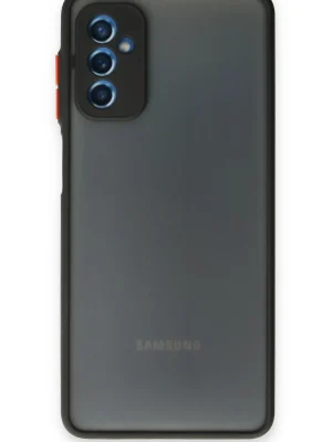 Newface Samsung Galaxy M52 5G Kılıf Montreal Silikon Kapak - Siyah