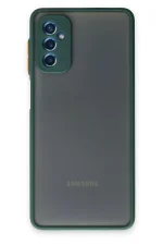 Newface Samsung Galaxy M52 5G Kılıf Montreal Silikon Kapak - Yeşil