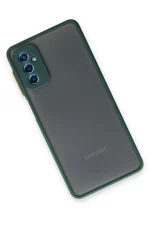 Newface Samsung Galaxy M52 5G Kılıf Montreal Silikon Kapak - Yeşil - Görsel 3