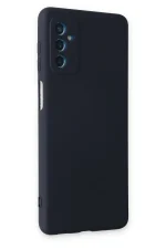 Newface Samsung Galaxy M52 5G Kılıf Nano içi Kadife Silikon - Lacivert - Görsel 2