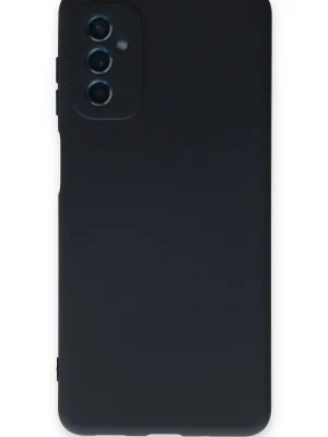 Newface Samsung Galaxy M52 5G Kılıf Nano içi Kadife Silikon - Lacivert