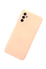 Newface Samsung Galaxy M52 5G Kılıf Nano içi Kadife Silikon - Pudra - Görsel 3