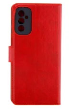 Newface Samsung Galaxy M52 5G Kılıf Trend S Plus Kapaklı Kılıf - Kırmızı