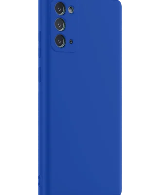 Newface Samsung Galaxy Note 20 Kılıf First Silikon - Mavi