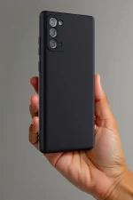 Newface Samsung Galaxy Note 20 Kılıf First Silikon - Mürdüm - Görsel 2