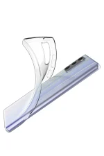 Newface Samsung Galaxy Note 20 Kılıf Lüx Şeffaf Silikon - Görsel 2