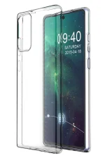 Newface Samsung Galaxy Note 20 Kılıf Lüx Şeffaf Silikon