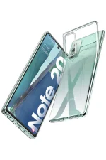 Newface Samsung Galaxy Note 20 Kılıf Lüx Şeffaf Silikon - Görsel 3