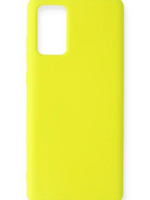 Newface Samsung Galaxy Note 20 Kılıf Nano içi Kadife Silikon - Sarı