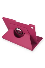 Newface Samsung Galaxy P610 Tab S6 Lite 10.4 Kılıf 360 Tablet Deri Kılıf - Pembe
